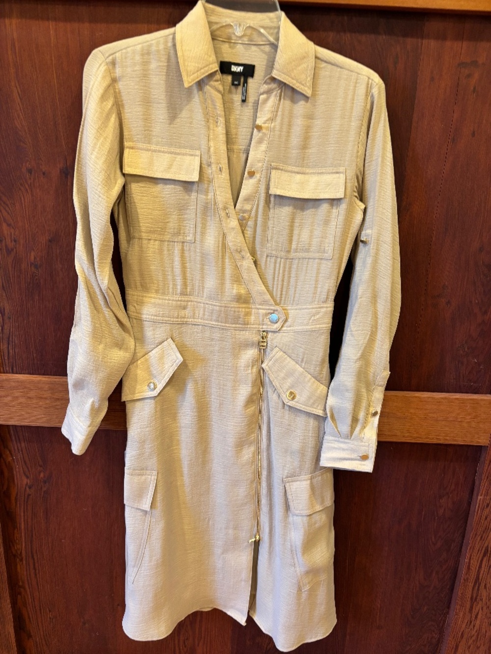 DKNY Cargo Dress- 6 POCKETS